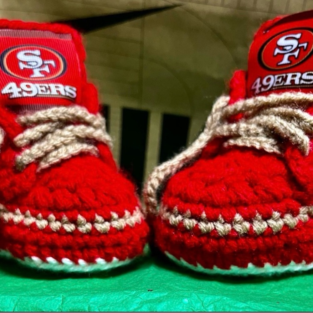 Red and White Kids Slippers